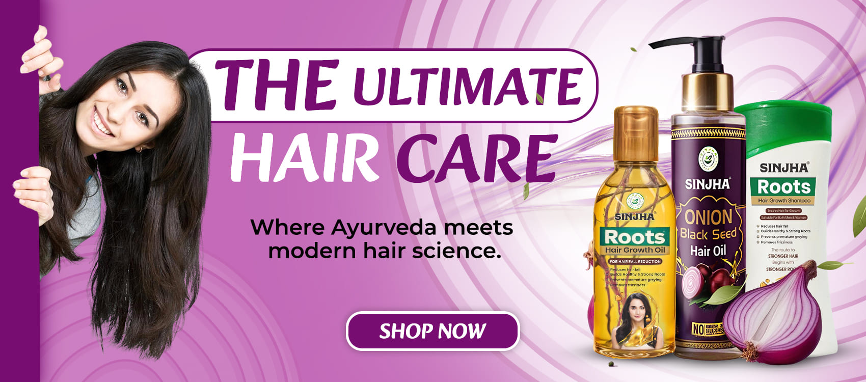 Haircare home banner